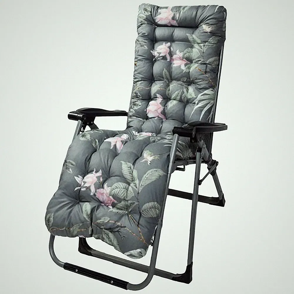Chaise Lounger Cushion for Recliner Sofa Deck Chair Multi Color Pad