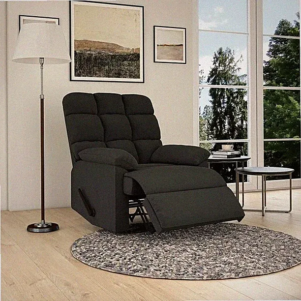 Multicolor microfiber recliner