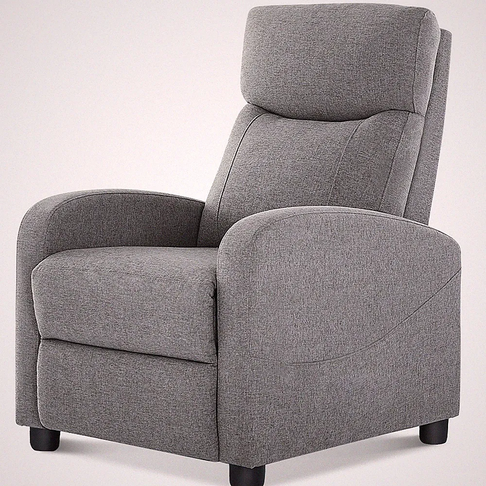 Rocker Recliner Sofa Comfy Massage Glider Arm Chair with High Back & Footrest