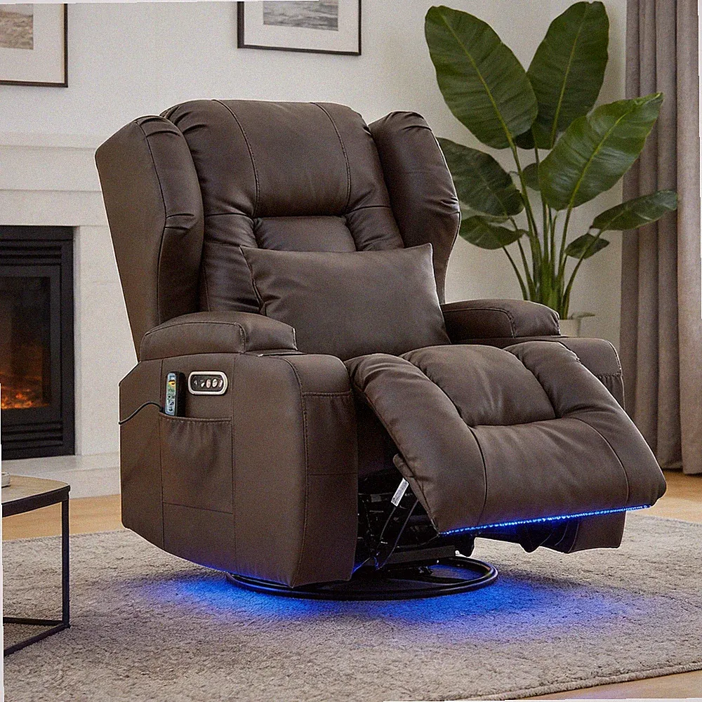 Swivel Recliner Sofa Reclining Chair Seat Rocker Gilder Recliner for Living Room